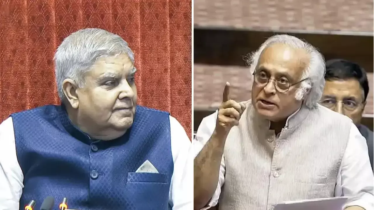 راجیہ سبھا کے چیئرمین دھنکھڑ کی گمشدگی پر سوال، جے رام رمیش نے حکومت کو گھیر لیا