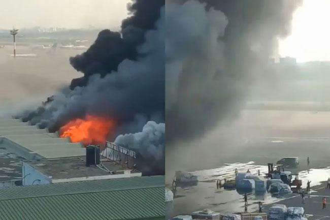 ڈھاکہ: حضرت شاہ جلال بین الاقوامی ہوائی اڈے پر بھڑکی آگ، تمام پروازیں معطل