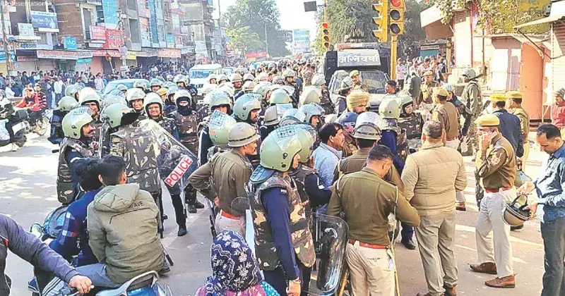 جے پور میں مسجد کے قریب تنازعہ کے بعد فرقہ وارانہ تشدد، پتھراؤ میں 6 پولیس اہلکار زخمی، انٹرنیٹ بند