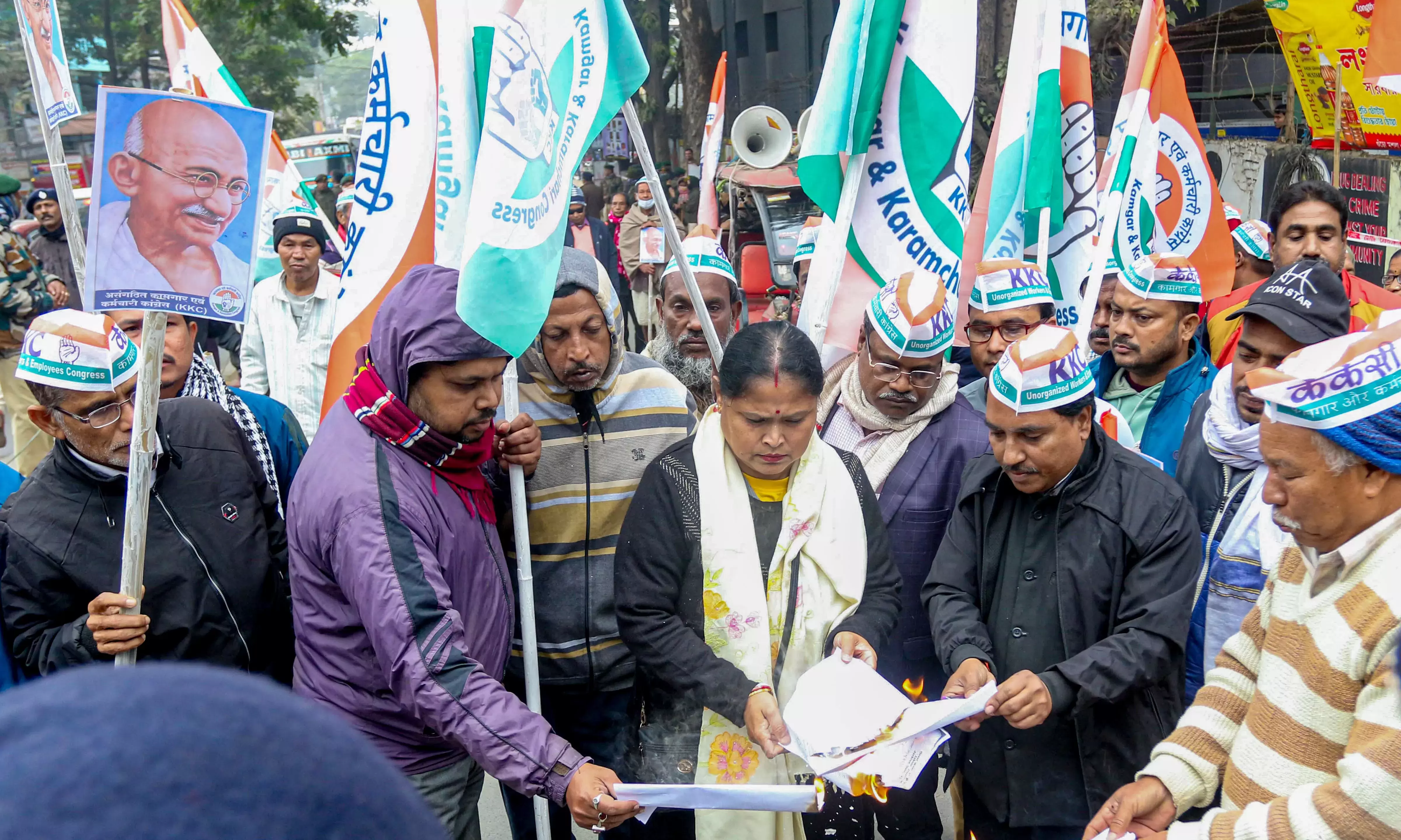 کانگریس کا منریگا کے تحفظ کے لیے ملک گیر احتجاج، کام کے حق کی بحالی کو لے کر 45 روزہ تحریک کا اعلان