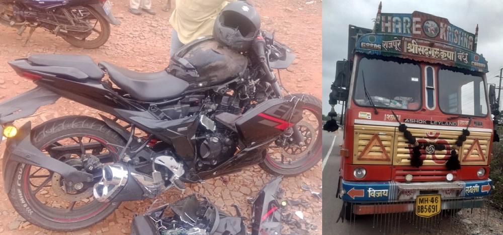 Bhatkal: Youth killed in Bike-Lorry collision on Murdeshwar highway