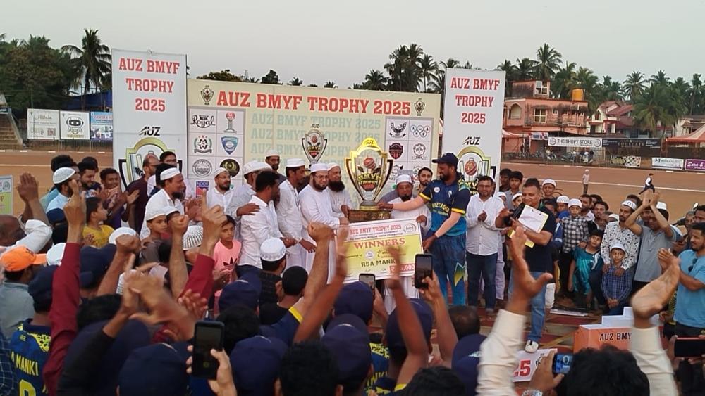 Bhatkal: RSA Manki clinches AUZ BMYF TROPHY-25 defeating Royal in one-sided final