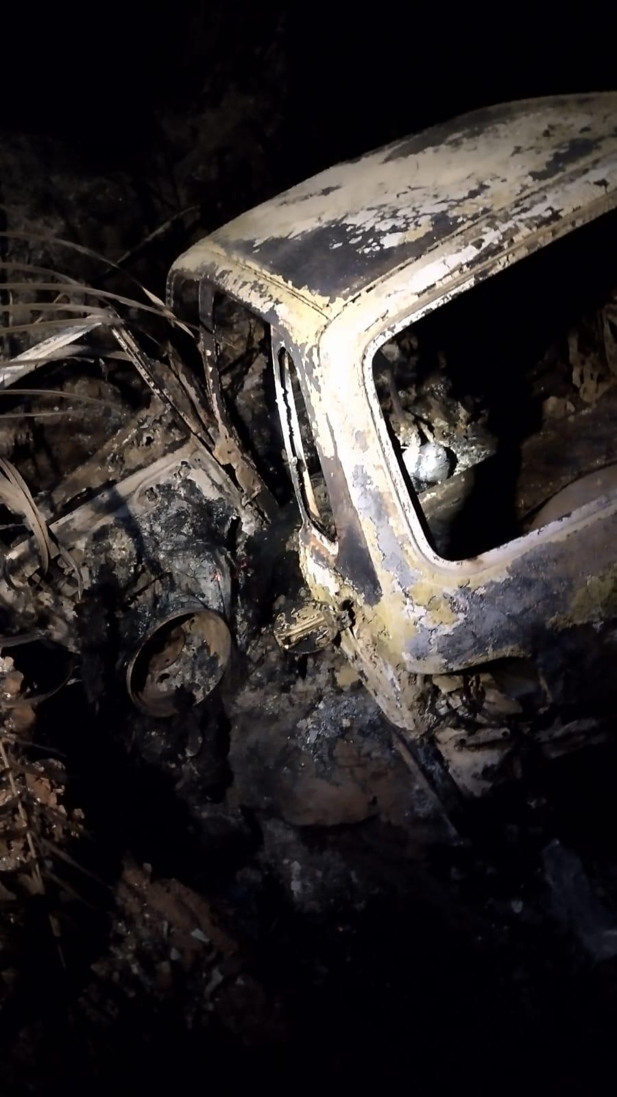 ہونّاور کے قریب کار میں آگ لگنے سے دو افراد زندہ جل کر ہلاک