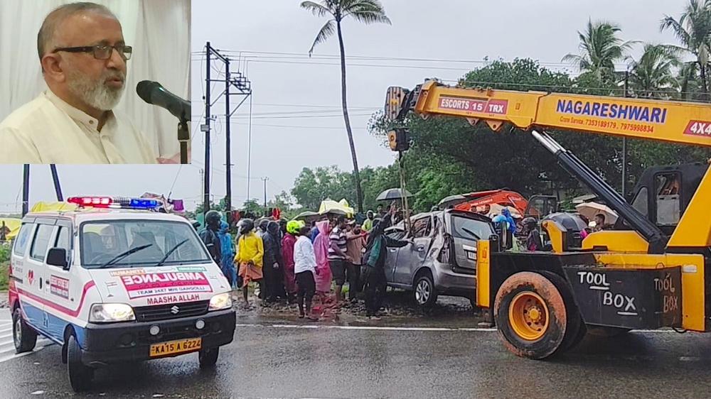 Bhatkal’s senior social worker Tajuddin Askari dies in car accident near Kundapur