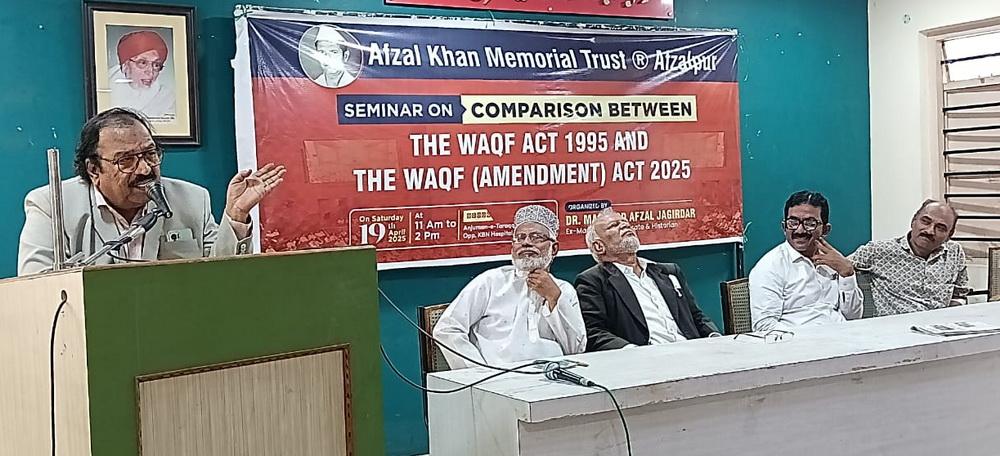 گلبرگہ: وقف ایکٹ کو کمزور کرنے کے بعد مودی حکومت کا نشانہ پلیسس آف ورشپ ایکٹ : ایڈوکیٹ مقصود افضل جاگیردار