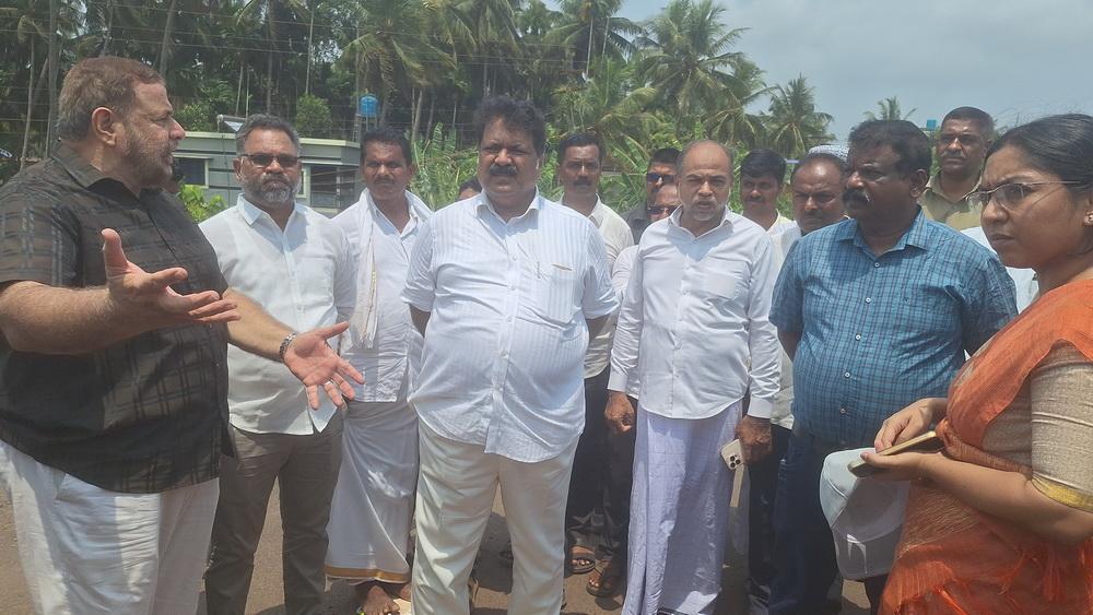 Fresh concerns surface over NH-66 works in Bhatkal; Minister, DC inspect drainage issues