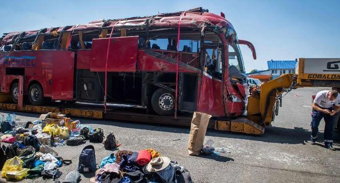 ہنگری میں سیاحتی بس کھائی میں جاگری، حادثے میں 12 افراد ہلاک