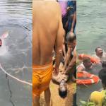 کمٹہ: تالاب میں ڈوب کر 18 سالہ طالب علم کی موت، PSI نے خود پانی میں اتر کر لاش کو نکالا باہر