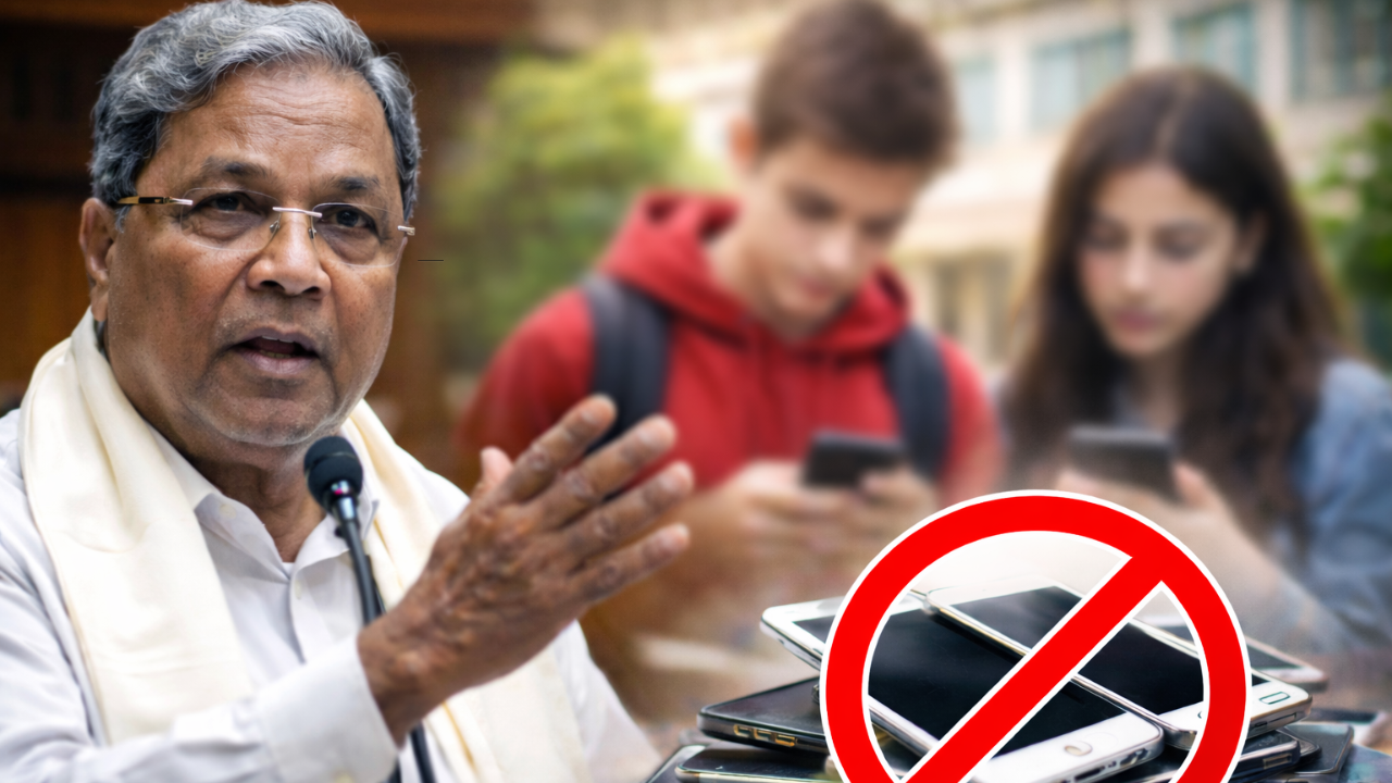 کرناٹک میں کم عمر بچوں کے موبائل استعمال پر پابندی کی تجویز زیر غور