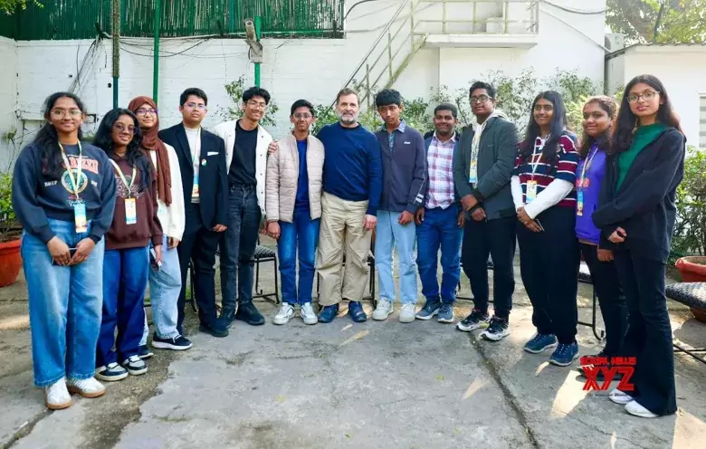 راہل گاندھی کی دہلی میں غیر مقیم ہندوستانی جین زی طلبہ سے ملاقات