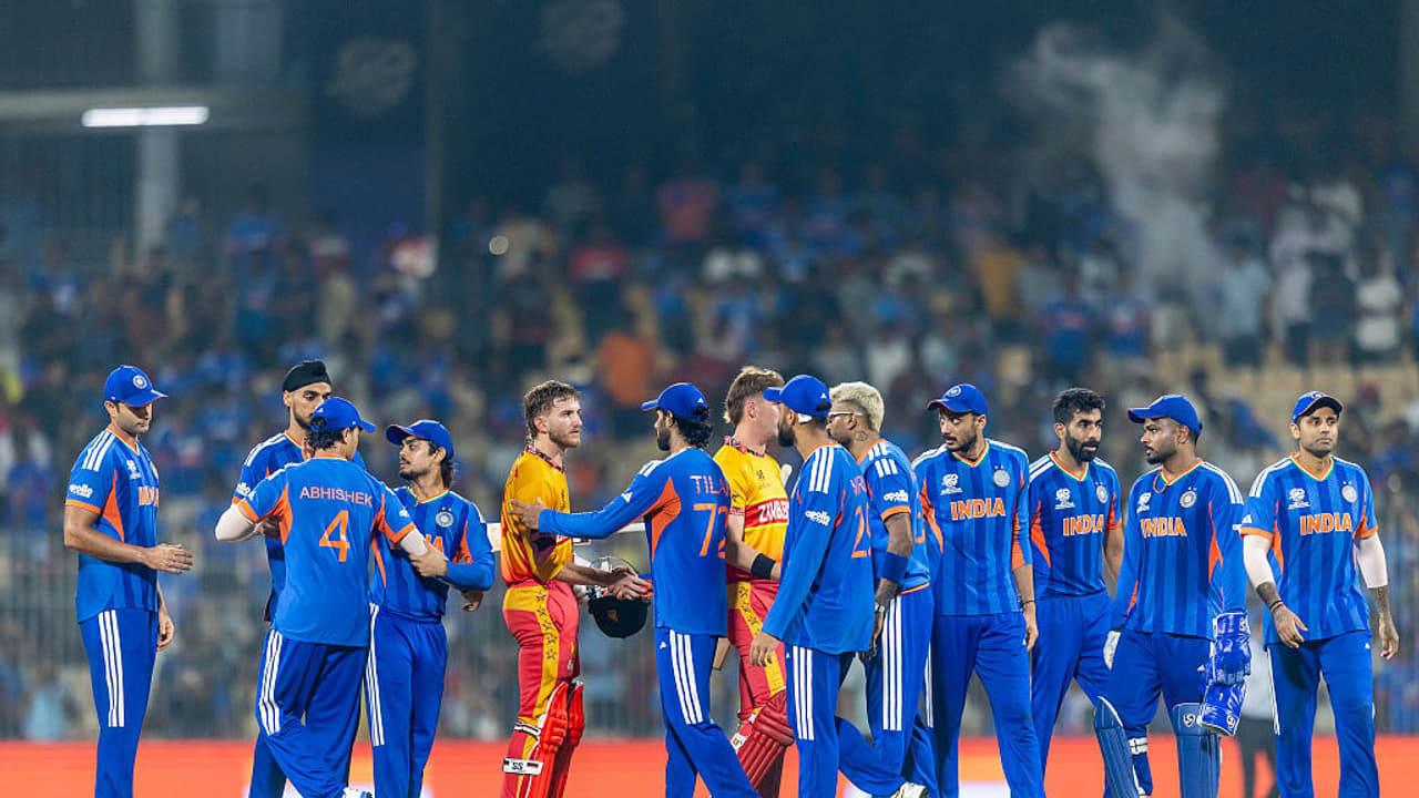 ٹی-20 عالمی کپ میں  ہندوستان کی زمبابوے پر شاندار فتح، 72 رنز سے کامیابی کے بعد سیمی فائنل کی  امیدیں مضبوط