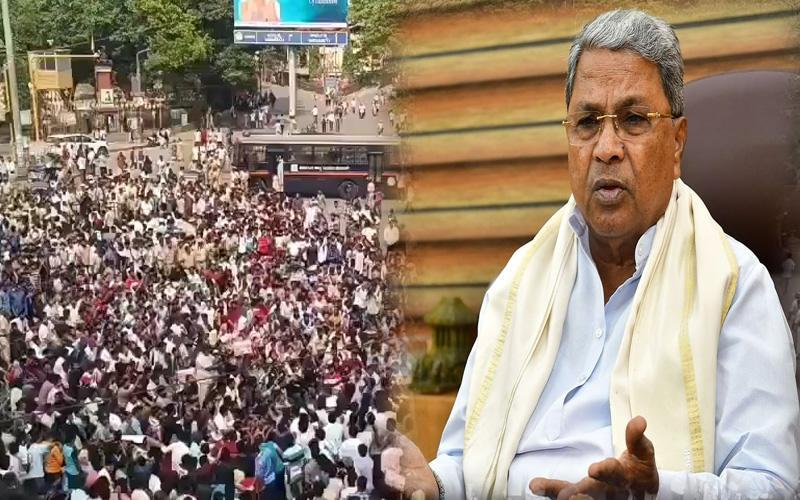 دھارواڑ احتجاج پر سدارامیا کا بیان، بھرتیوں میں تیزی اور شفافیت کا وعدہ، نوجوانوں سے تحمل کی اپیل