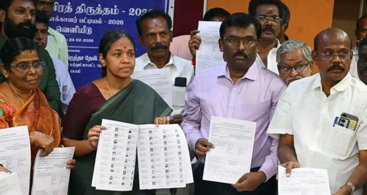 ایس آئی آر کے بعد تمل ناڈو میں ووٹر فہرست  سے  74 لاکھ سے زائد نام خارج