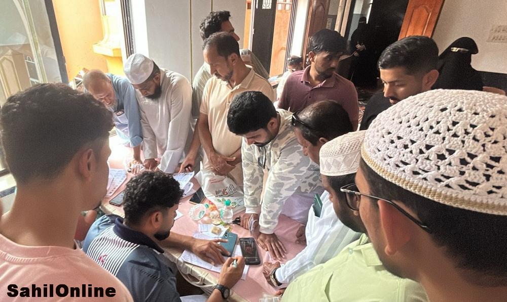 بھٹکل کے قریب منکی میں فری میڈیکل کیمپ؛ 200 افراد کا ہیلتھ چیک اپ