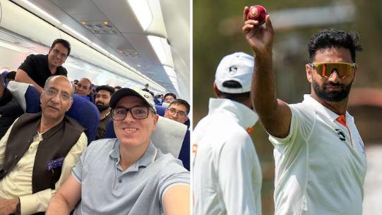 رنجی ٹرافی میں جموں و کشمیر ٹیم تاریخی کامیابی کے دہانے پر، فائنل دیکھنے کرناٹک پہنچے عمر عبداللہ