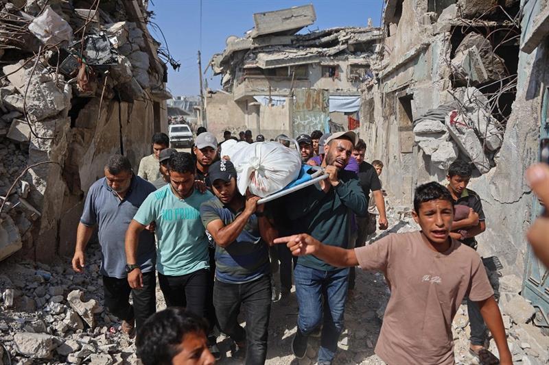 غزہ میں جنازے پر اسرائیلی حملہ، 7 افراد جاں بحق، 22 زخمی