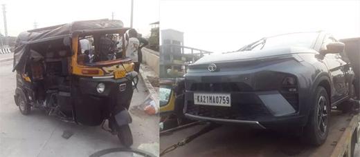 منگلورو کے قریب پتور میں تیز رفتار کار کی آٹو رکشہ سے ٹکر، باپ اور پانچ بچے زخمی