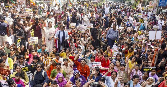 جنتر منتر کو احتجاجی مقامات سے خارج کرنے پر انڈیا بلاک کا احتجاج، کہا: حکومت بوکھلاہٹ کا شکار