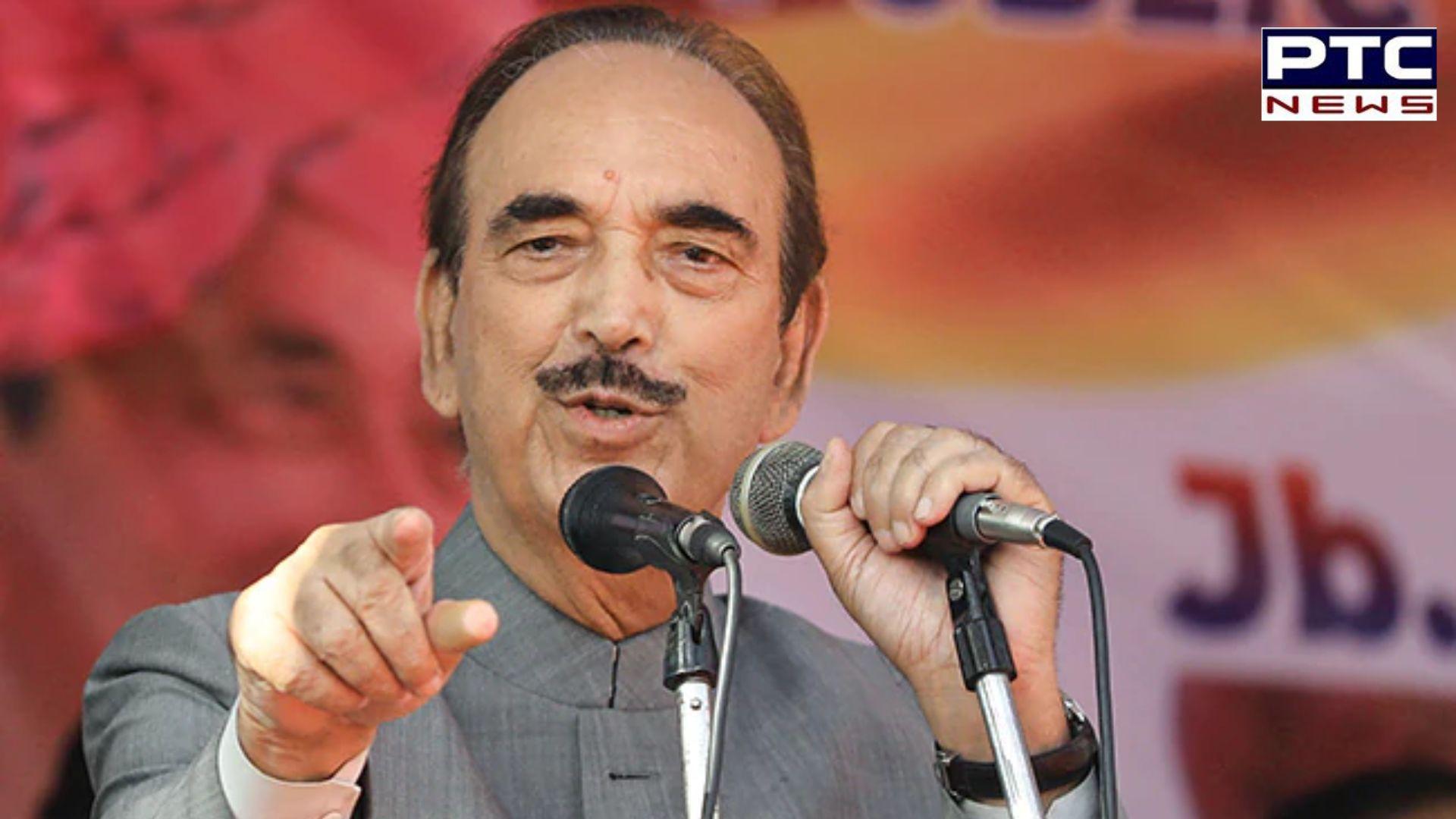 گیانیش کمار کے معاملے پر غلام نبی آزاد کی اپوزیشن کے مطالبے کی حمایت، کہا ’مطالبہ غلط نہیں‘