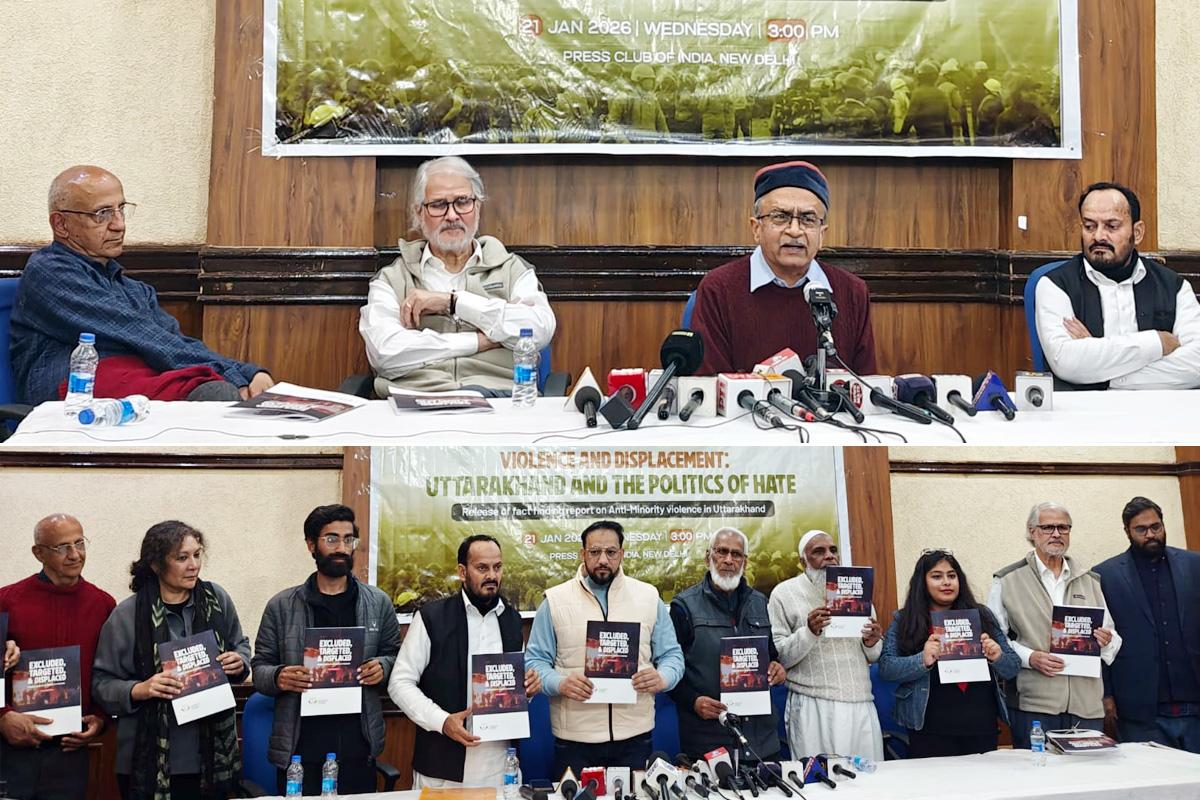 اتراکھنڈ میں مسلمانوں کے خلاف نفرت انگیز مہم پر اے پی سی آر کا اظہارِ تشویش