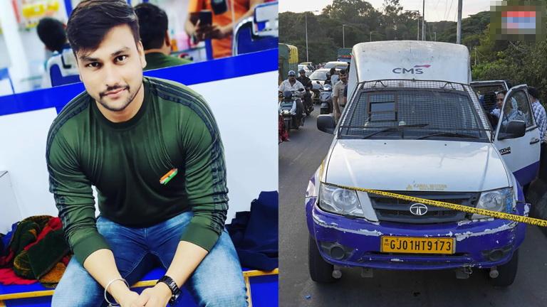 بینگلورو میں اے ٹی ایم وین لوٹنے کا معاملہ - 8 ملزمین گرفتار - 5.30 کروڑ روپے بازیافت - پولیس کانسٹیبل نکلا ماسٹر مائنڈ