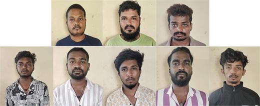 اُڈپی کے قریب ملپے ساحل پر ناشتہ کے معاملے پر سیاحوں اور مقامی دکانداروں کے درمیان جھڑپ