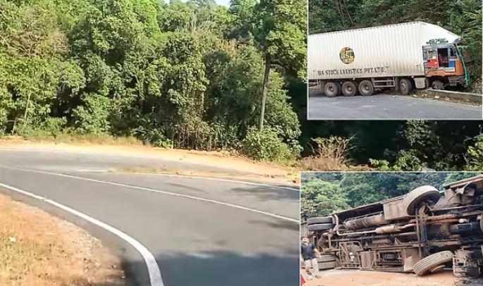 گیروسوپّا - بینگلورو نیشنل ہائی وے پر سڑک حادثات - ہائی وے اتھاریٹی کے افسران کے خلاف پولیس نے درج کیا مقدمہ