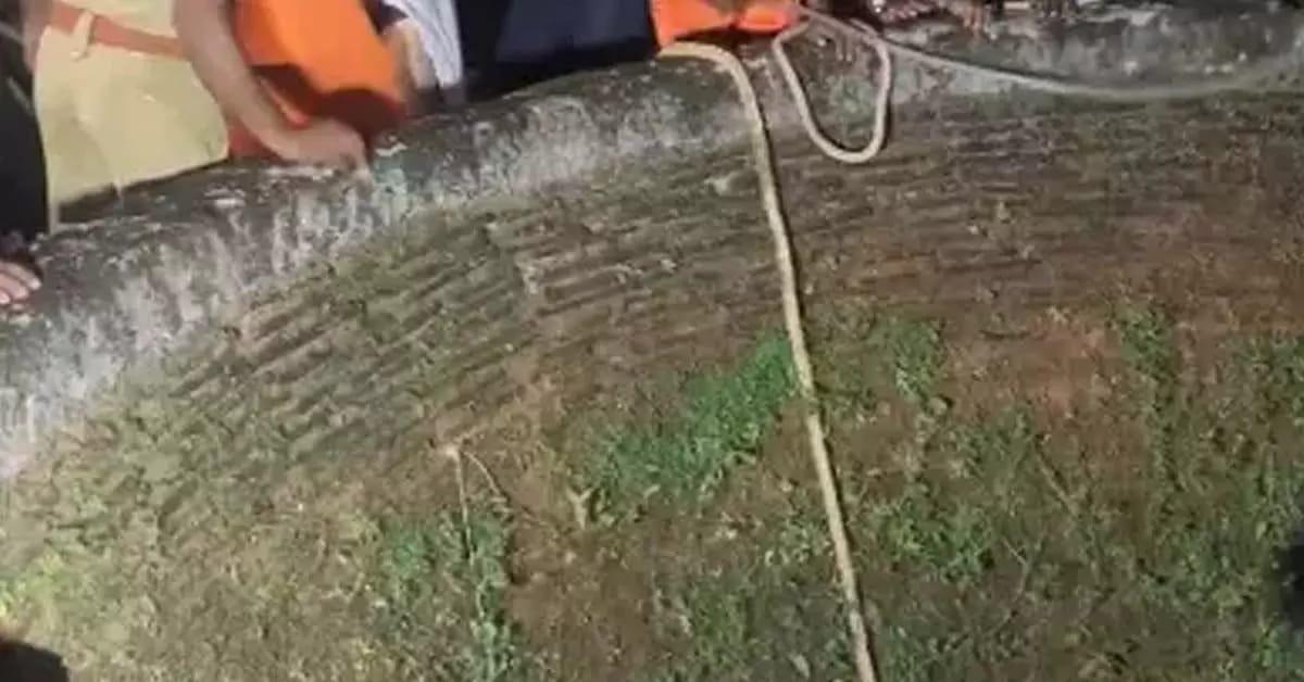 کنداپور میں پمپ سیٹ کی مرمت کے دوران ایک شخص کی کنویں میں گرنے سے موت