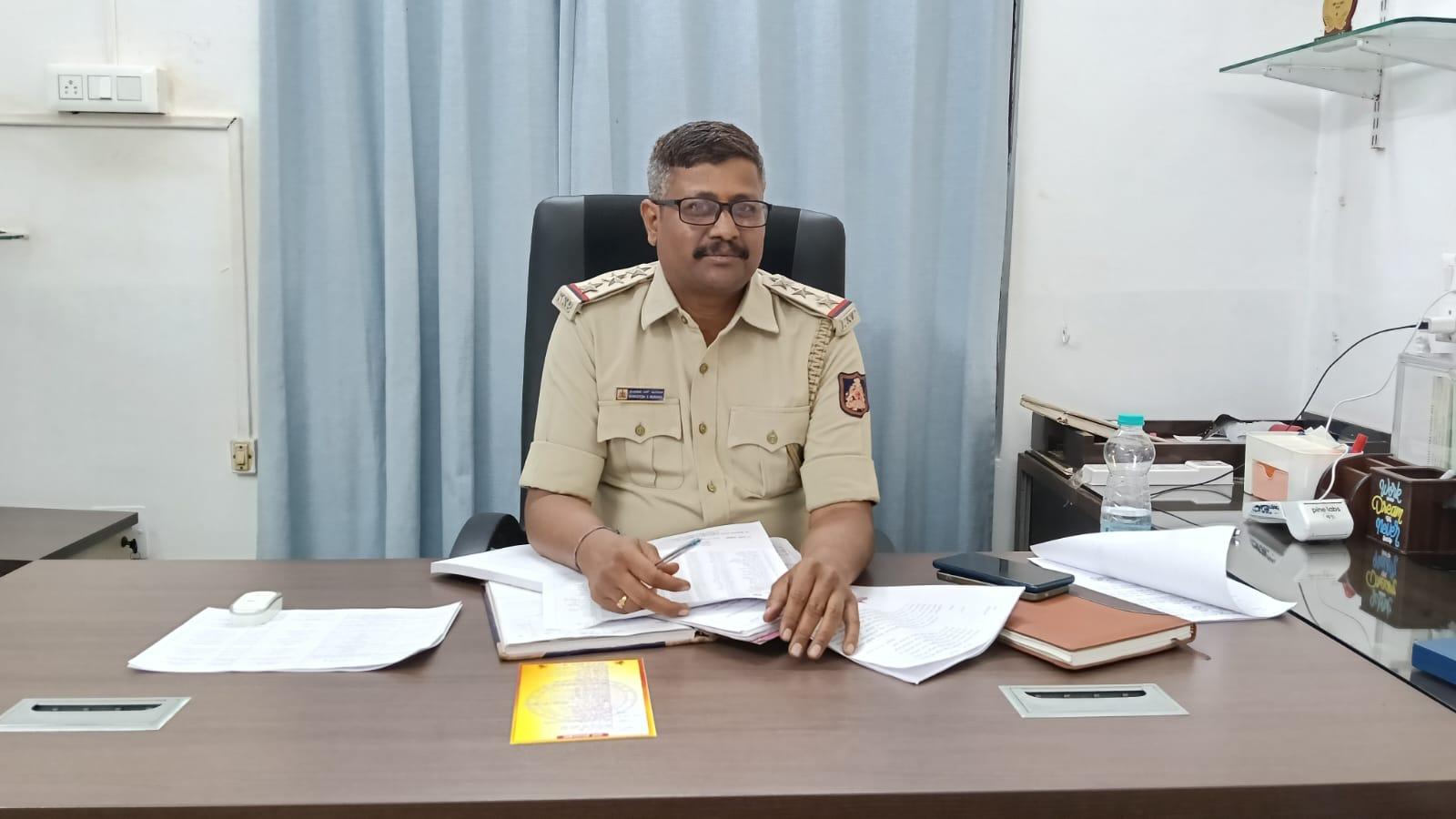 بھٹکل دیہی پولیس اسٹیشن کے انسپکٹر کے طور پر وینکٹیش نے لیا چارج