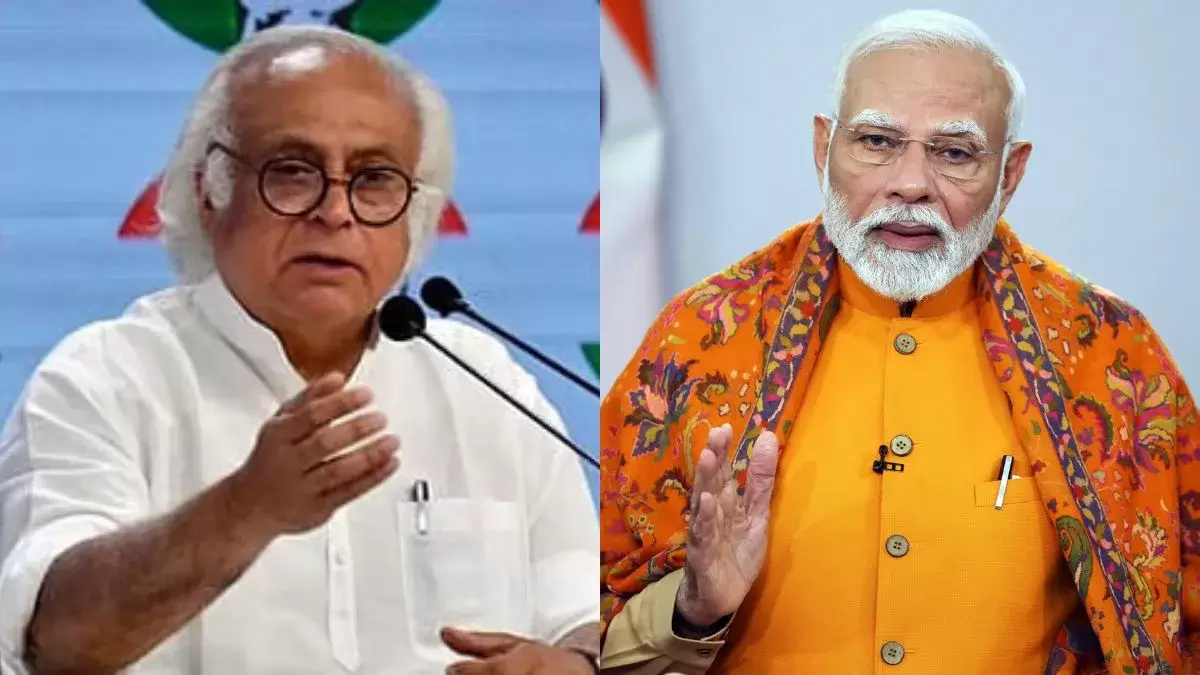 وندے ماترم تنازعہ: جے رام رمیش کا مودی پر سخت حملہ، کہا — وزیر اعظم نے ٹیگور اور سی ڈبلیو سی دونوں کی توہین کی ہے