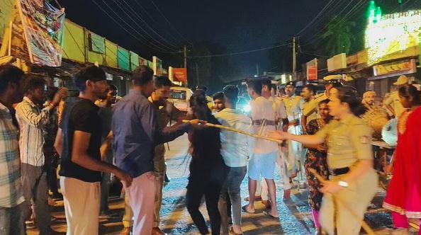 مدّور میں گنیش وسرجن کے موقع پر فرقہ وارانہ تصادم - 21 افراد گرفتار