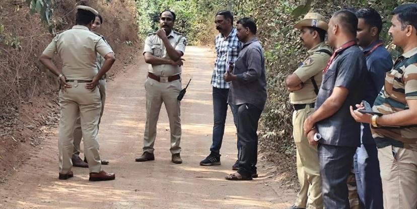 منگلورو : کوٹیکر بینک ڈکیتی کے ملزم نے کی فرار ہونے کی کوشش - پولیس نے ٹانگ پر چلائی گولی