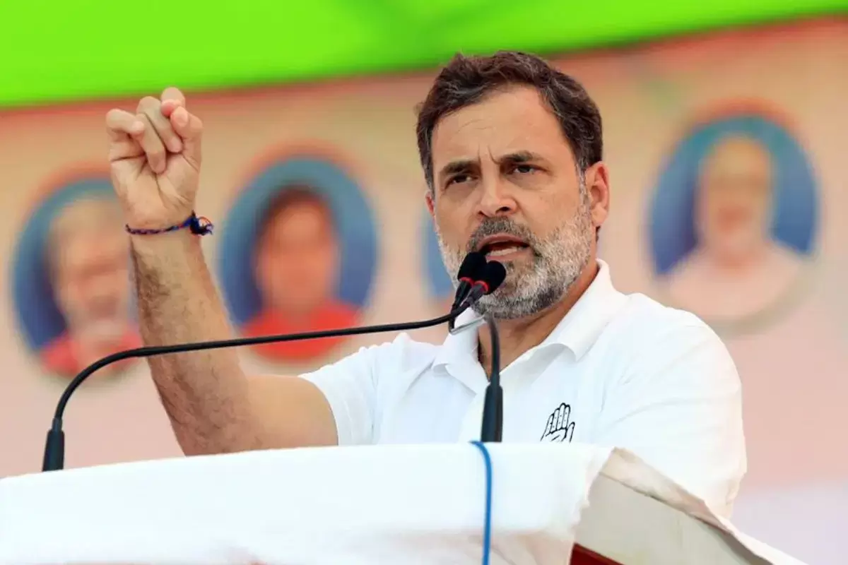 مہاراشٹر میں ووٹ کے بعد اب زمین بھی چوری کی جا رہی ہے: راہل گاندھی