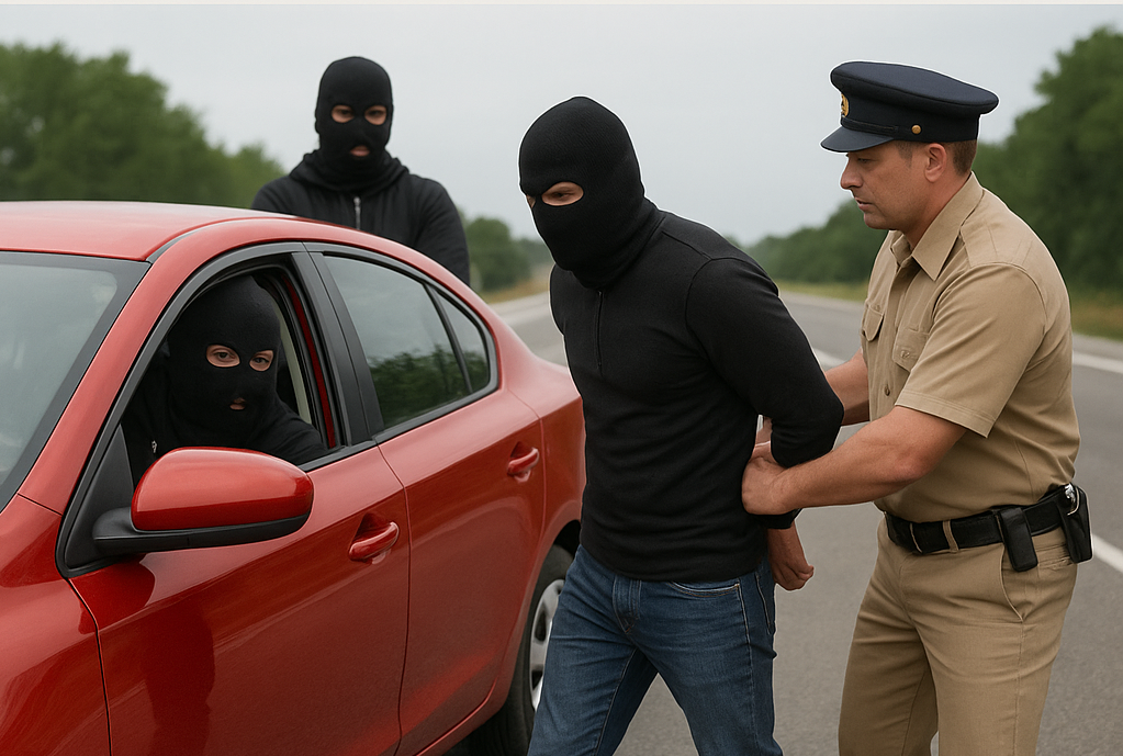 منڈگوڈ - ہبلی ہائی وے پر سرگرم ہے 'لال کار' والی لٹیروں کی ٹولی