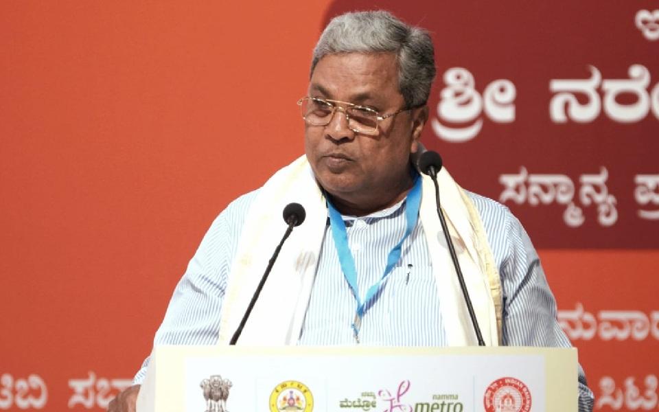 بنگلورو میٹرو منصوبے میں ریاست کا 87 فیصد سے زائد حصہ، مرکز سے مزید تعاون کی اپیل — وزیر اعلیٰ سدارامیا