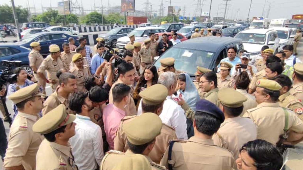 بریلی تشدد کے بعد سیاسی ہلچل، ایس پی وفد کو شہر میں داخلے سے روکا گیا، ماتا پرساد پانڈے نظر بند