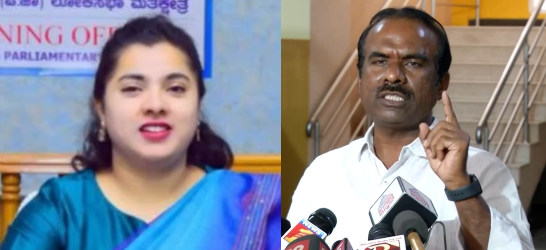 بی جے پی لیڈر روی کمار کا کلبرگی کی خاتون ڈپٹی کمشنر فوزیہ ترنم سے تحریری معافی کا اعلان