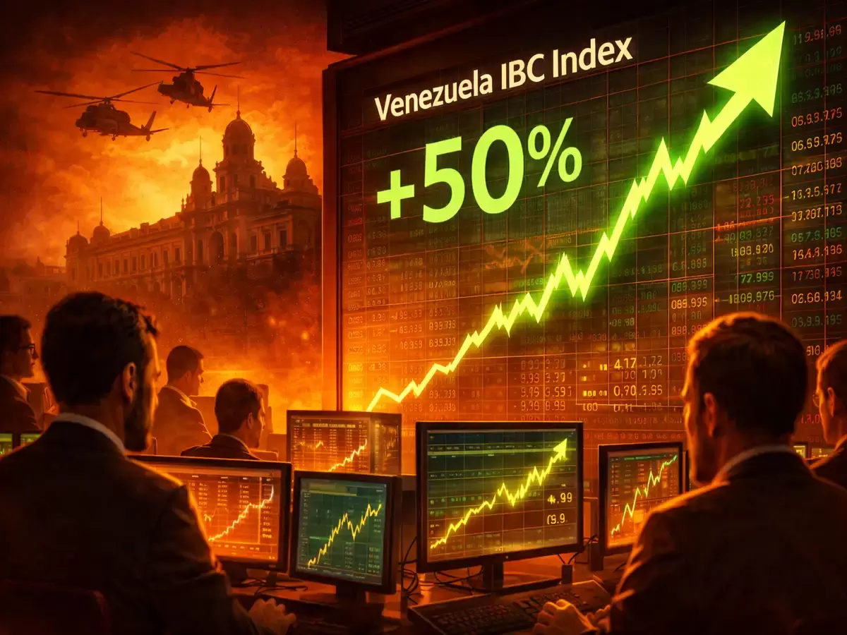 وینزویلا میں سیاسی بحران جاری، مگر کراکس اسٹاک ایکسچینج نے ایک دن میں 50 فیصد اضافہ کر کے تاریخ رقم کر دی