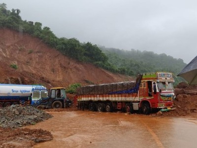 Devastating Floods and Rock Slides in Coastal Karnataka: Scenes from Ankola, Honnavar, Kumta, Karwar, Udupi, and Dakshina Kannada