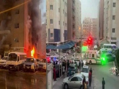 کویت آتشزدگی معاملہ؛ مہلوکین کی لاشوں کو لانے طیارہ پہنچے گا کویت