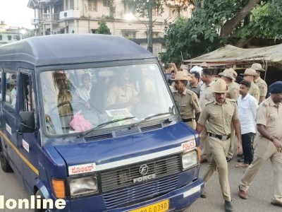 Police take RTI activists and social workers into custody during sit-in outside old Tahsildar office, Release them after few hours